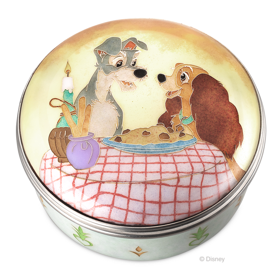 七宝宝石箱「Lady and the Tramp」画像