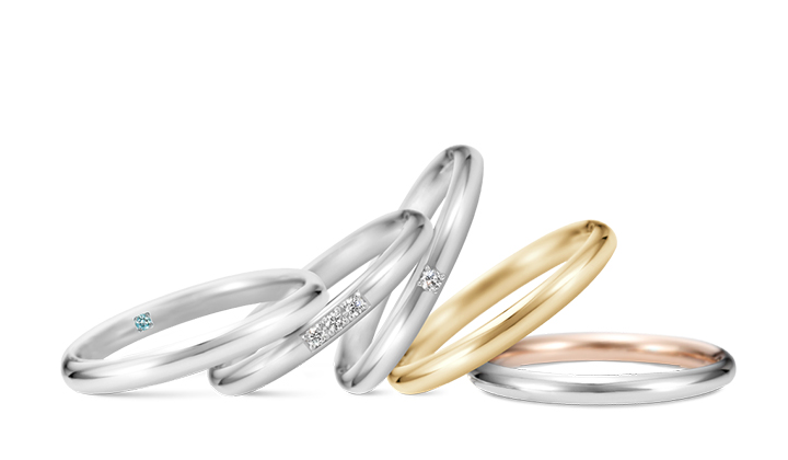 K18ホワイトゴールドの結婚指輪（マリッジリング）一覧｜K.UNO（ケイウノ）