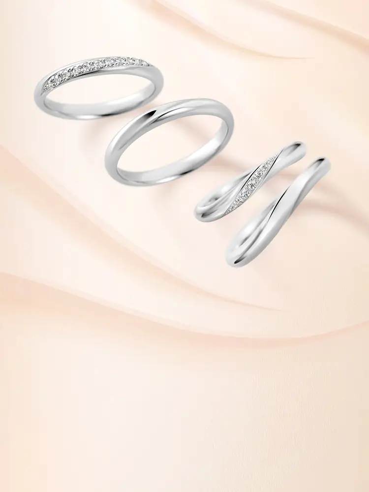 K14ローズゴールドの結婚指輪（マリッジリング）一覧｜K.UNO（ケイウノ）