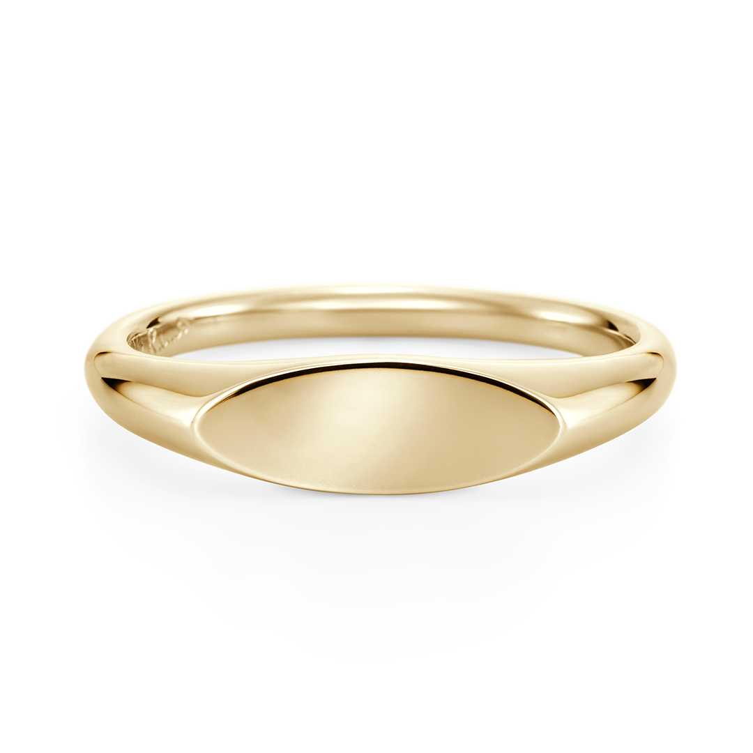 シグネットリング（オーバル）[RS-656]｜ファッションリング｜結婚指輪